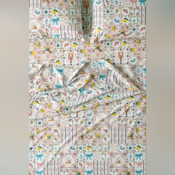 Urban Outfitters Other - NWT UO Porto Tile Sheet Set Queen